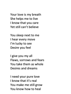 Desire of Love - tekst 