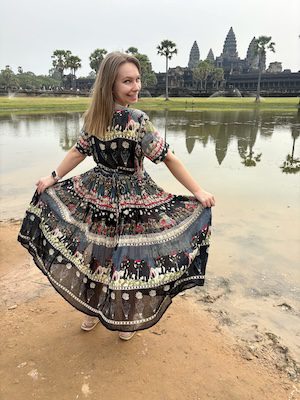 Zwiedzanie świątyni Angkor Wat w Kambodży &ndash; spacer po terenie kompleksu